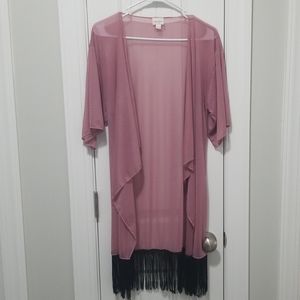 Sheer Lularoe Monroe Kimono
